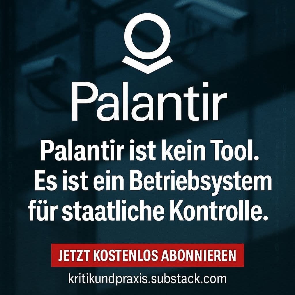 Palantir und der autoritäre Drift