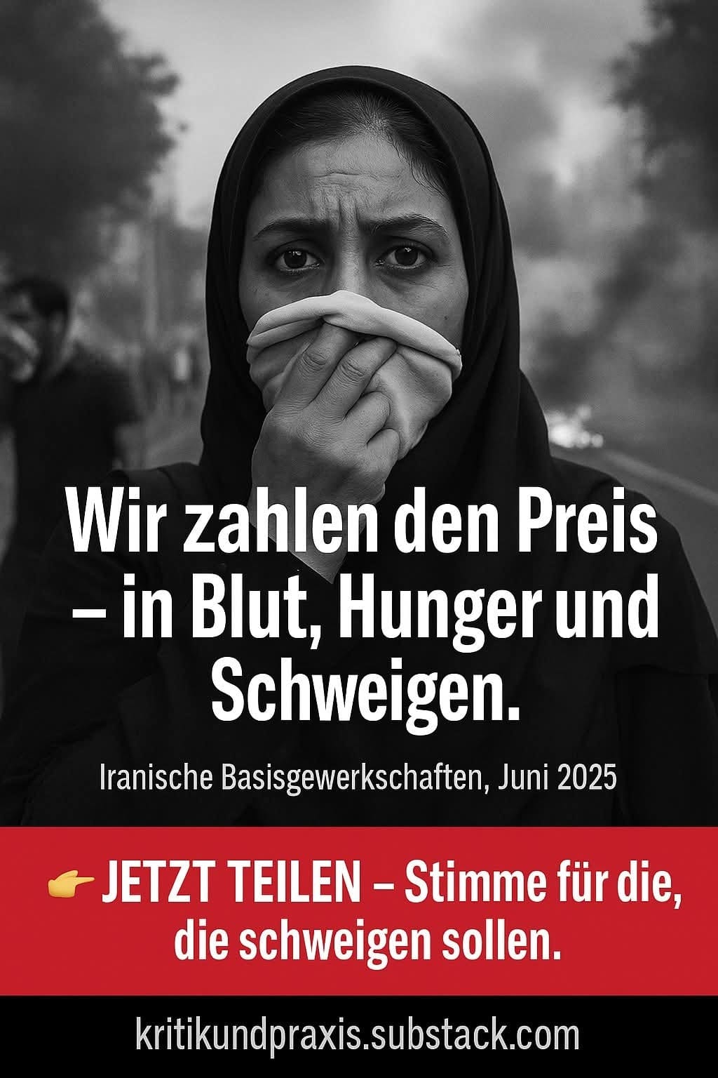 Sie führen Krieg. Wir zahlen ihn