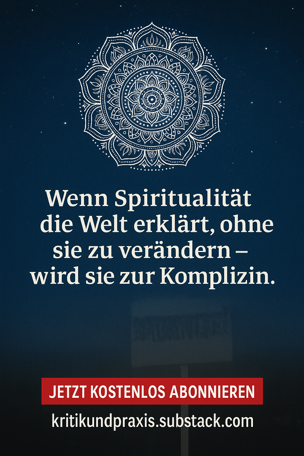 🌀 Spiritualität, Entfremdung und Verschwörungsglaube