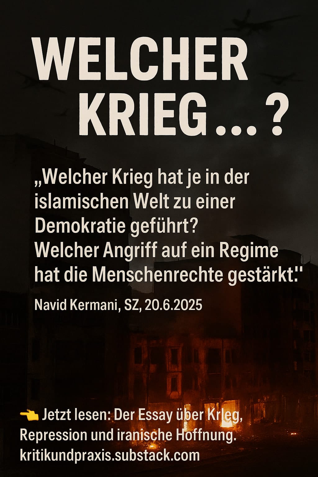 Nach dem US-Bonbardement - kommt jetzt der Regime Change im Iran ?