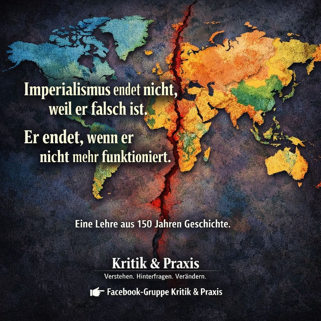 Imperialismus endet nicht durch Einsicht