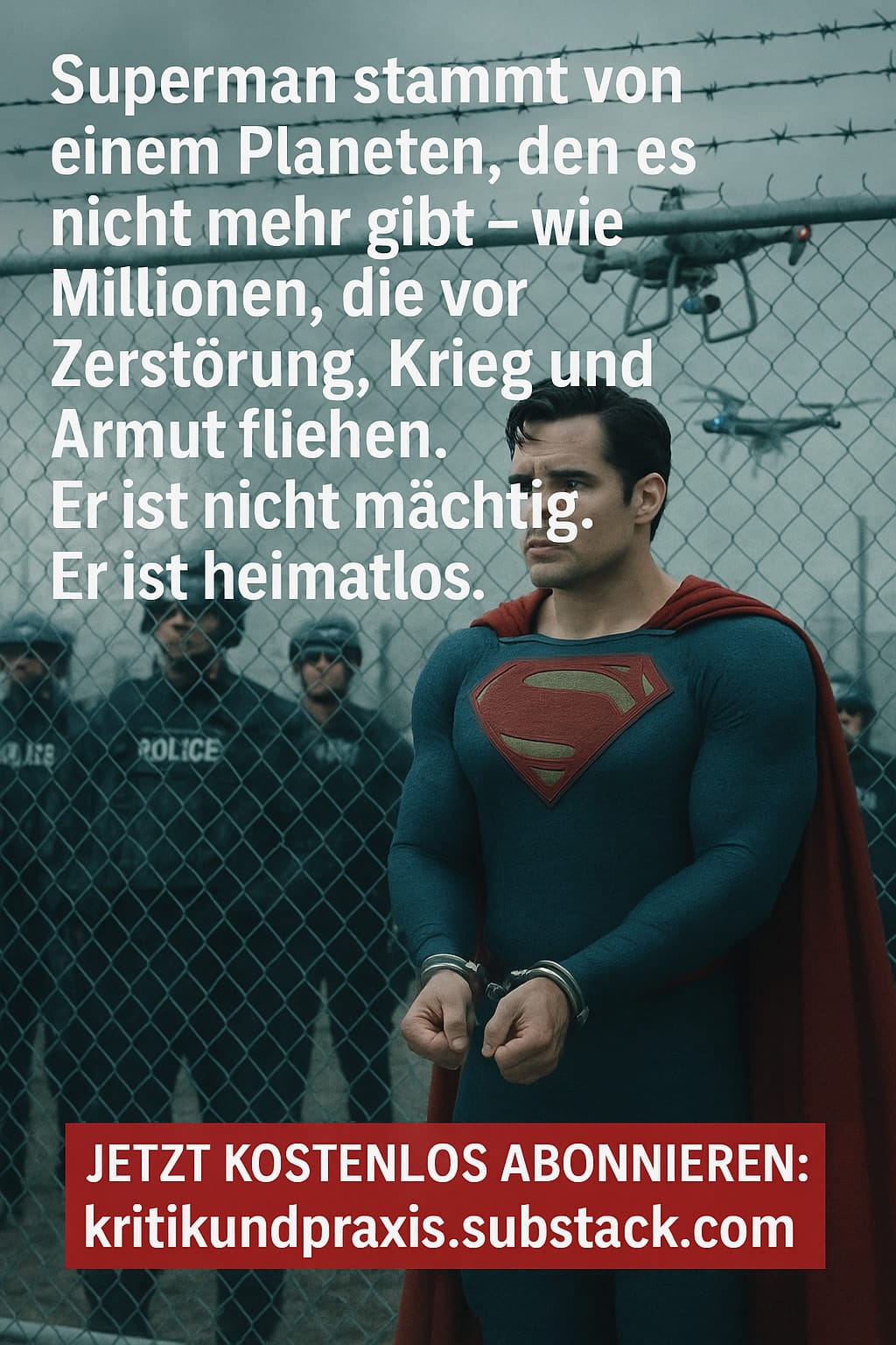 Der Migrant mit Cape