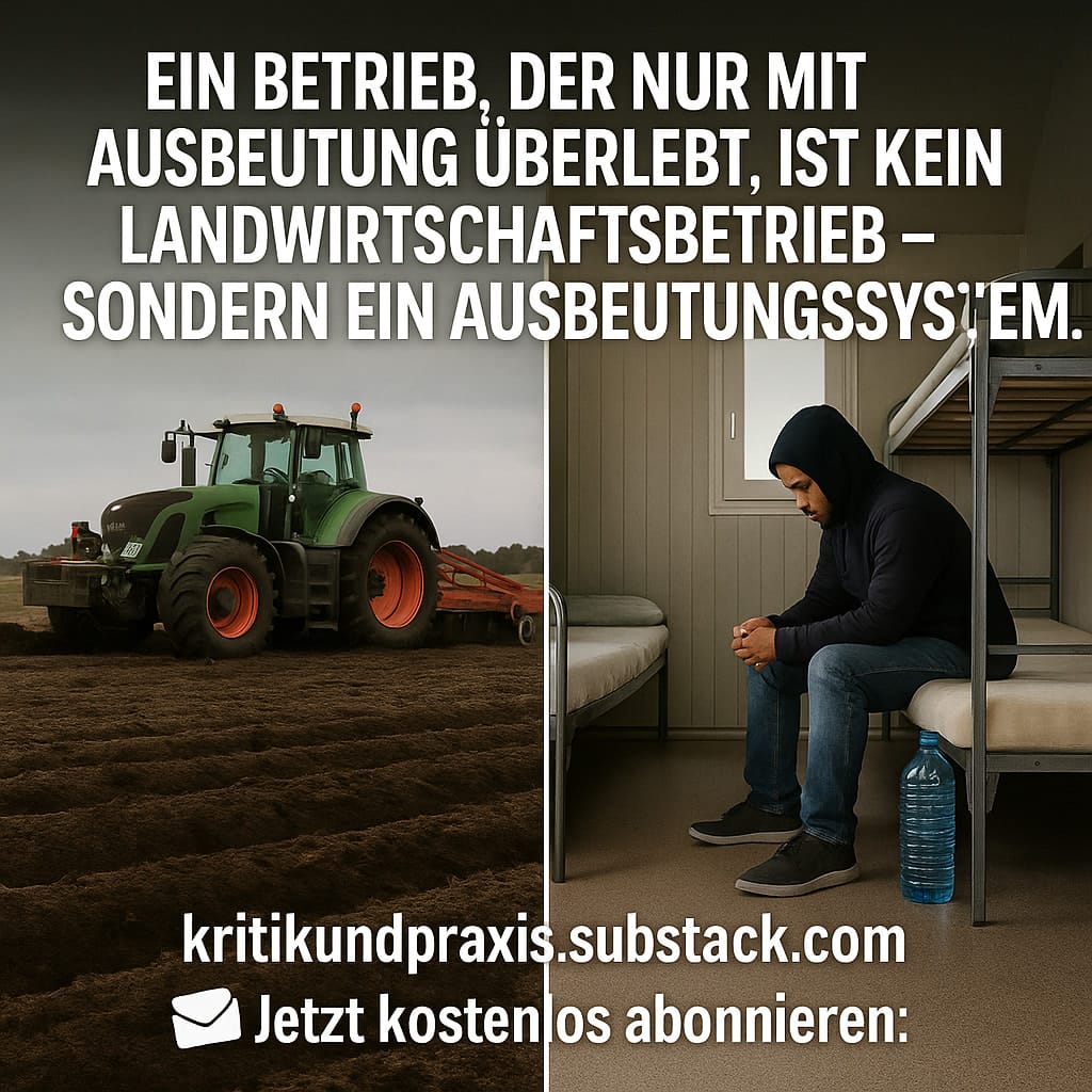 Ernte ohne Rechte. Oder: Wenn der Spargel wichtiger wird als der Mensch.