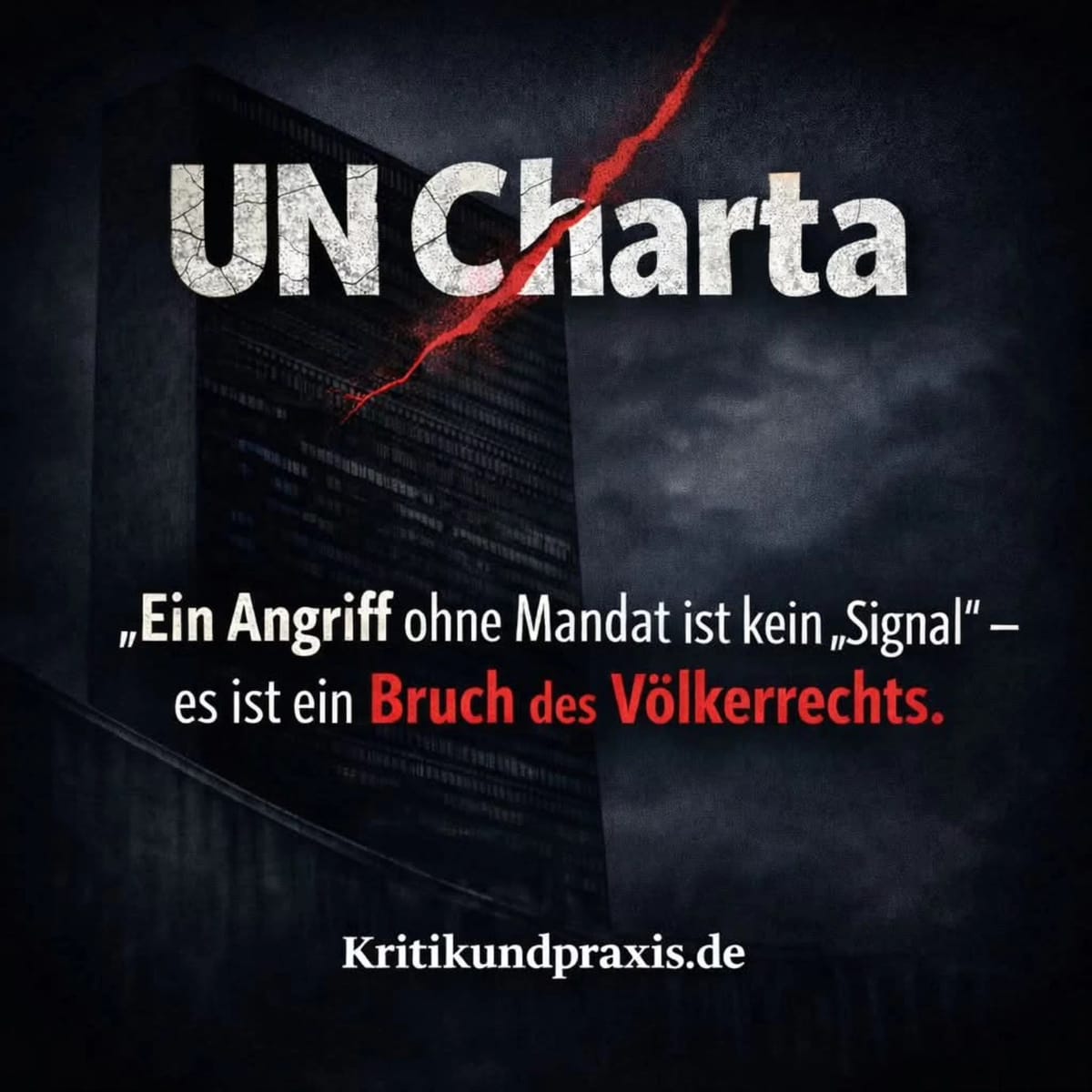 Trumps Angriff auf den Iran - Wenn das Recht verstummt